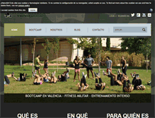 Tablet Screenshot of bootcampvalencia.com